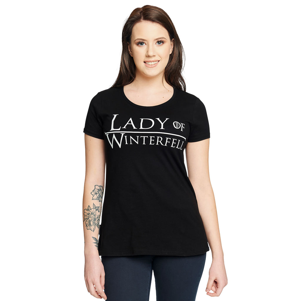 Imagen del producto Camiseta de dama de Winterfell para fans de Juego de Tronos