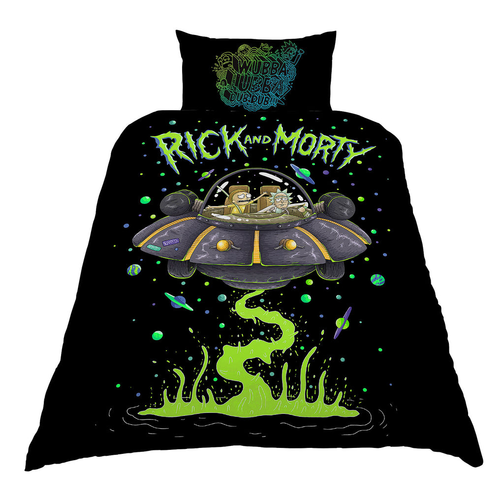Imagen del producto Rick y Morty - Ropa de cama reversible Space Cruiser
