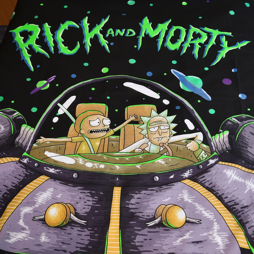 Imagen del producto Rick y Morty - Ropa de cama reversible Space Cruiser