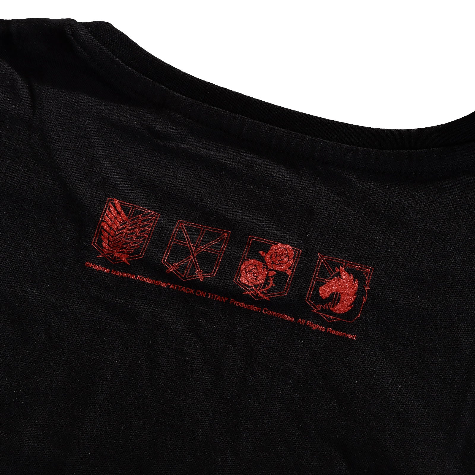 Imagen del producto Attack on Titan - Camiseta Crew Fight negra