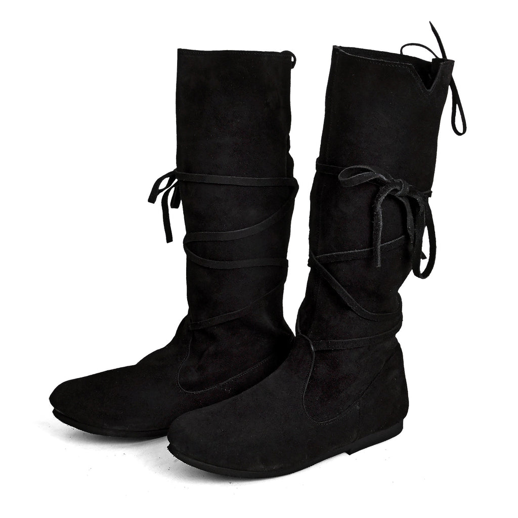 Imagen del producto Botas de cordones medievales negras