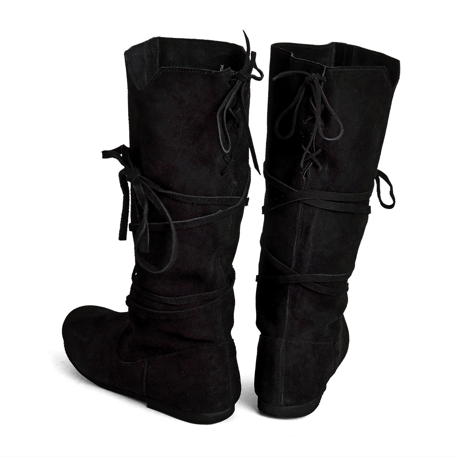 Imagen del producto Botas de cordones medievales negras
