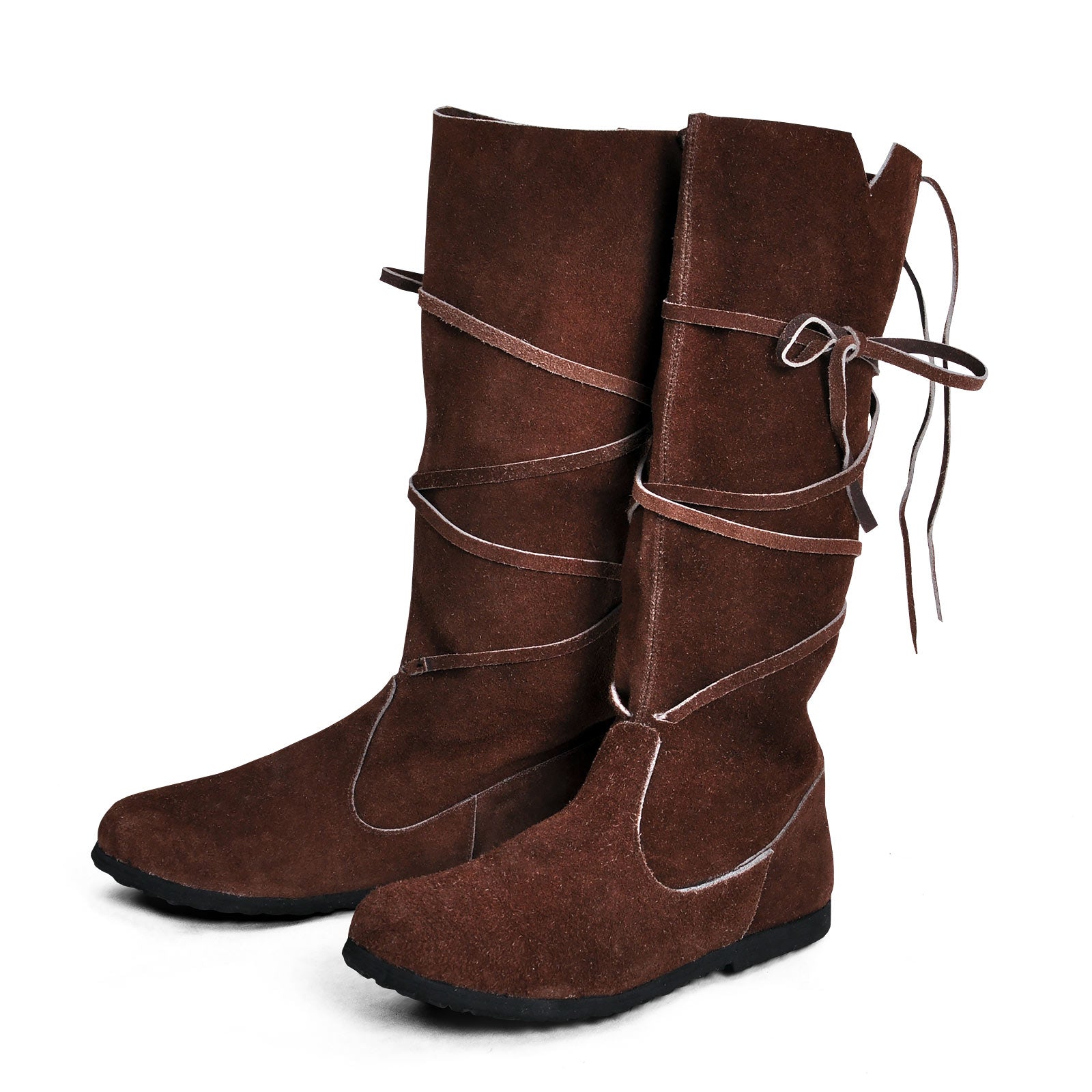 Imagen del producto Botas medievales con cordones marrones