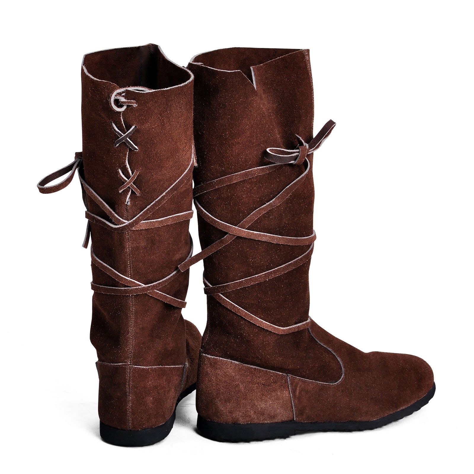 Imagen del producto Botas medievales con cordones marrones