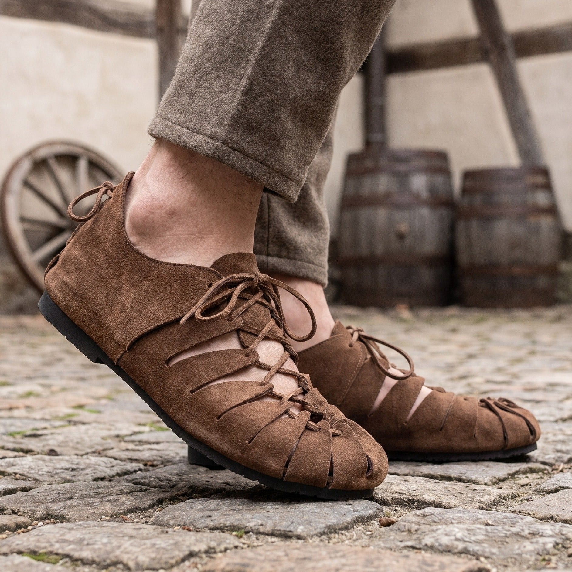 Imagen del producto Zapatos medievales marrones