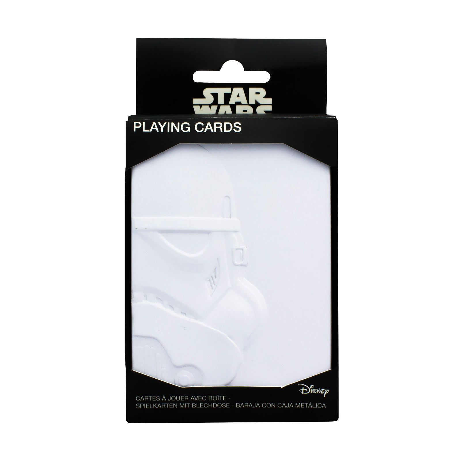 Imagen del producto Star Wars - Baraja de cartas Stormtrooper en caja de metal