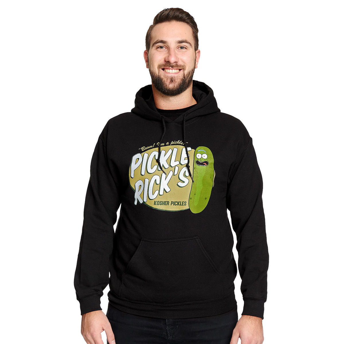Imagen del producto Rick y Morty - Sudadera con capucha Pickle Rick negra