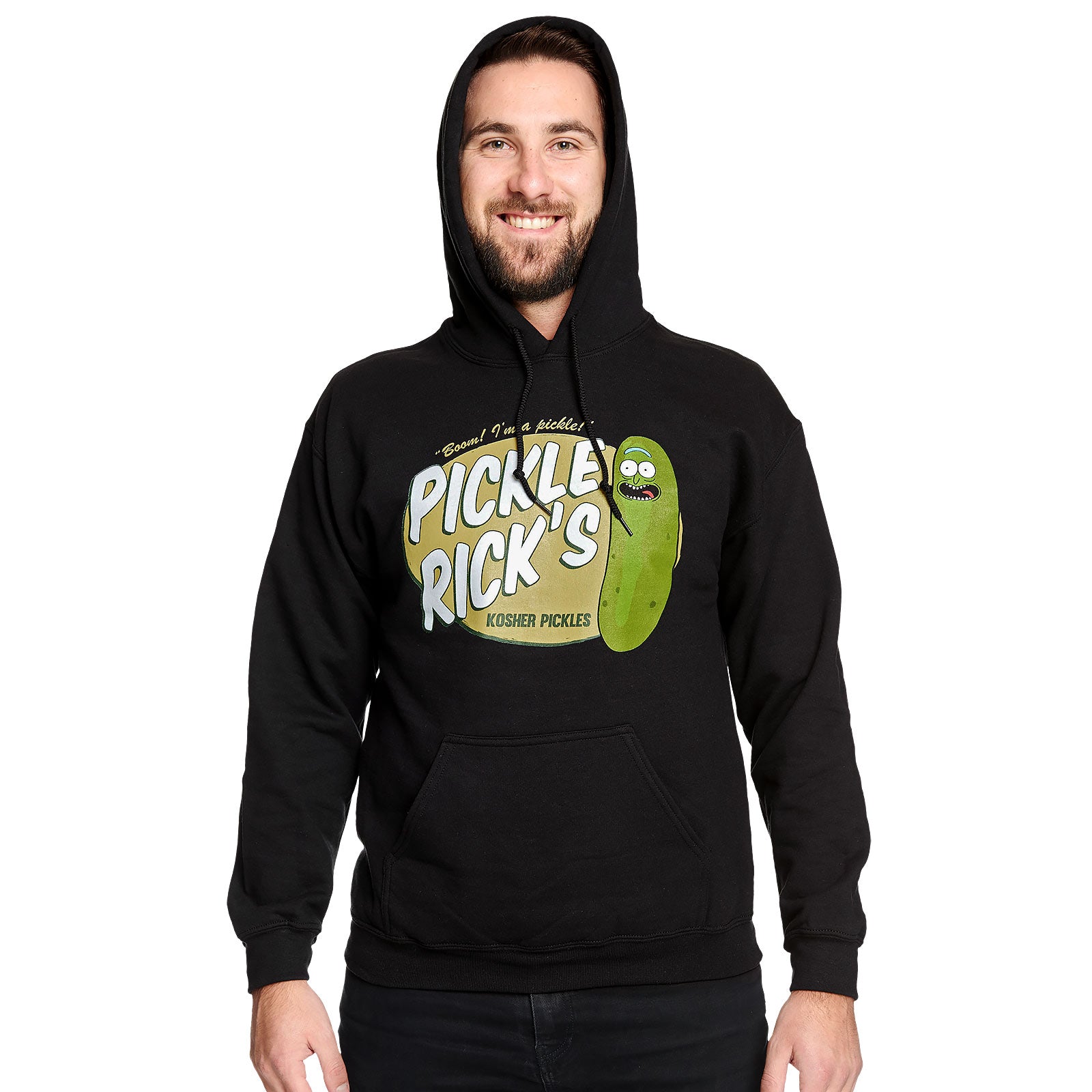Imagen del producto Rick y Morty - Sudadera con capucha Pickle Rick negra