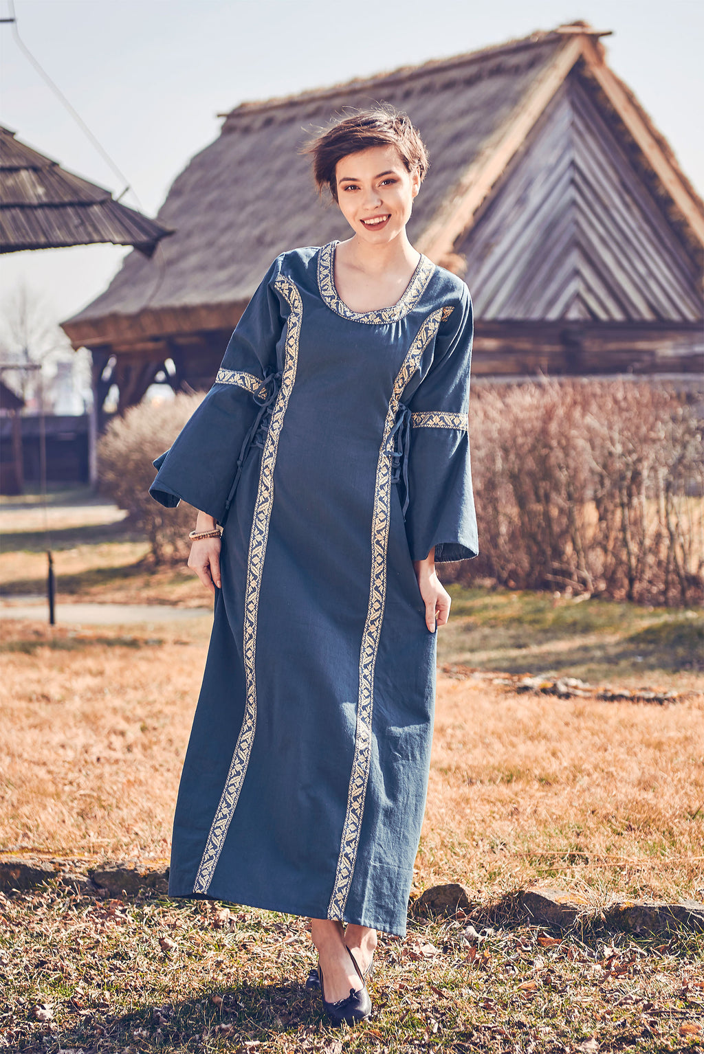 Imagen del producto Vestido medieval Reinhild azul