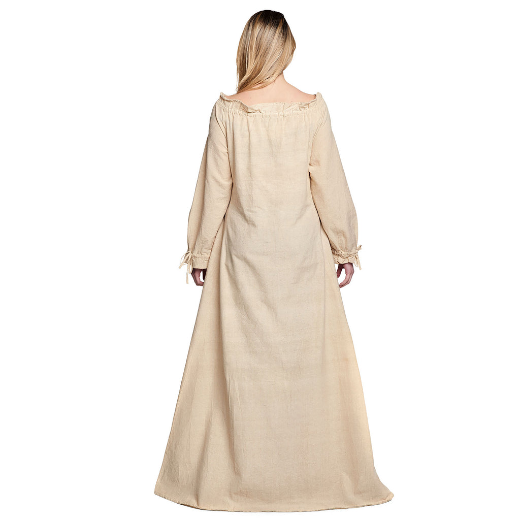 Imagen del producto Vestido medieval de manga larga beige