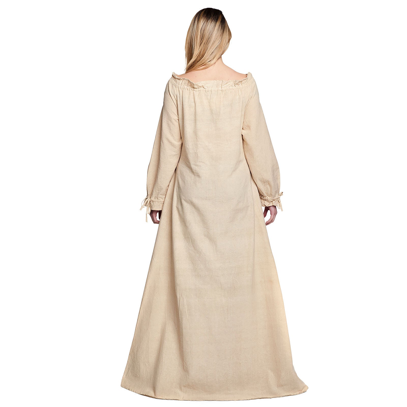 Imagen del producto Vestido medieval de manga larga beige