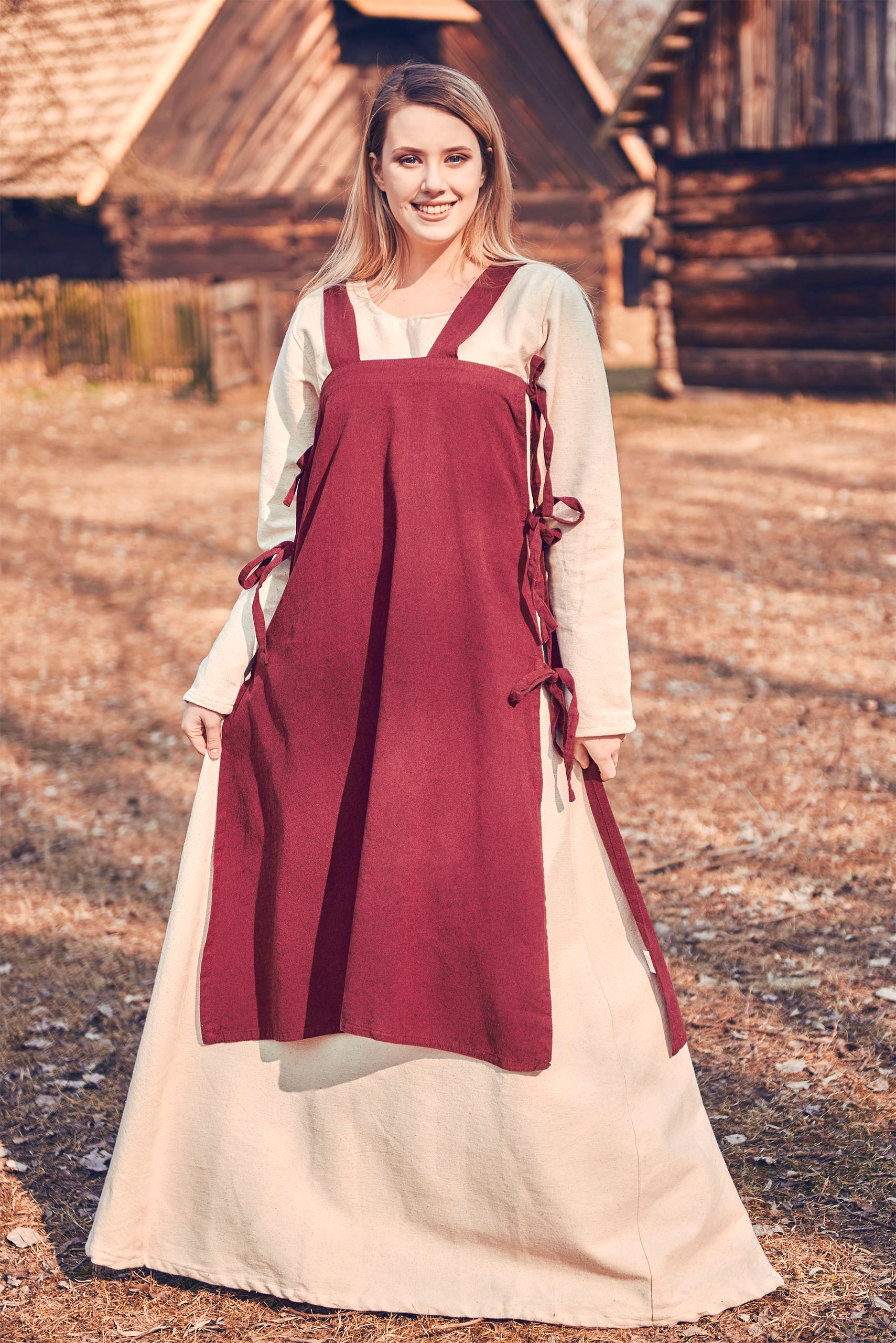 Imagen del producto Vestido medieval Hildegard rojo