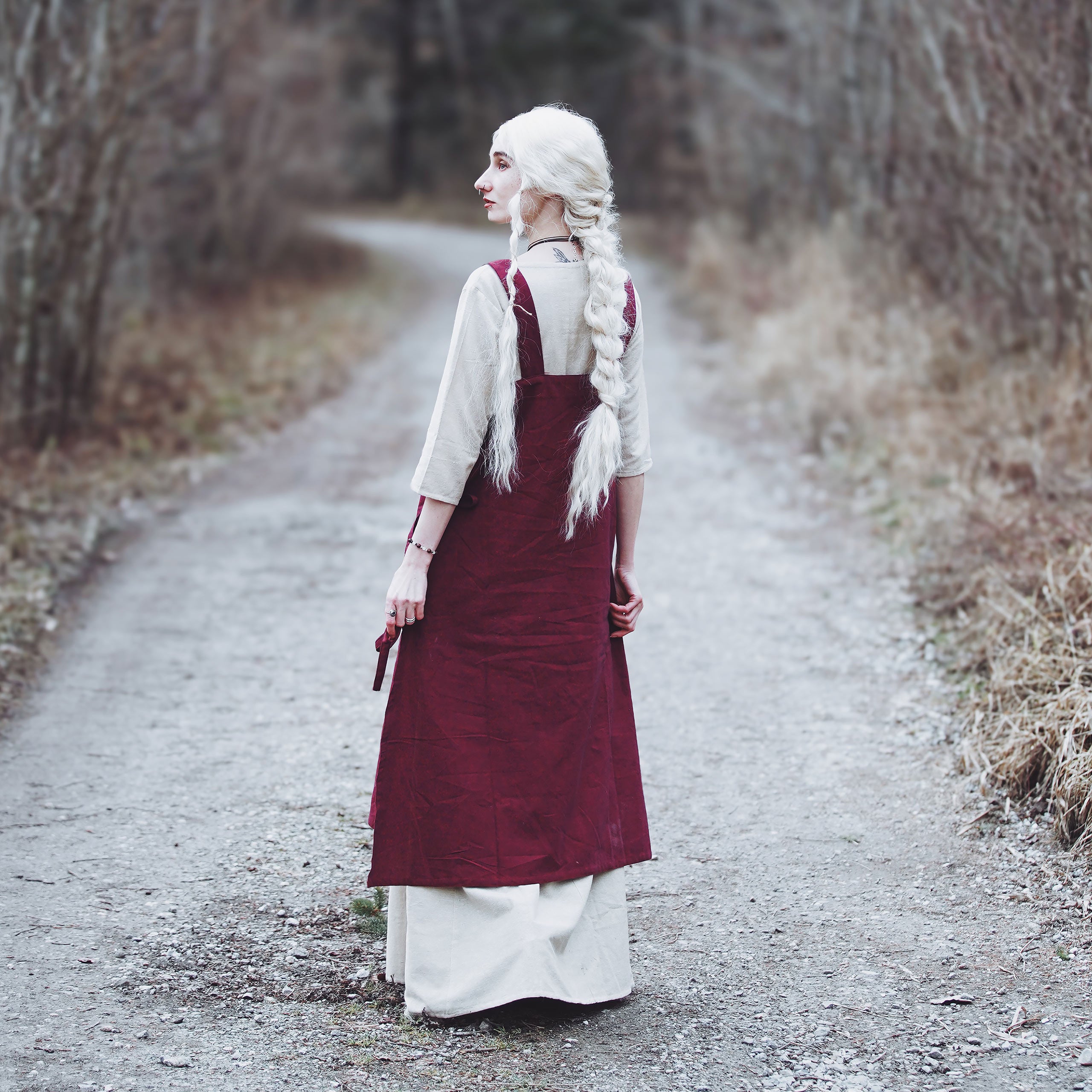 Imagen del producto Vestido medieval Hildegard rojo