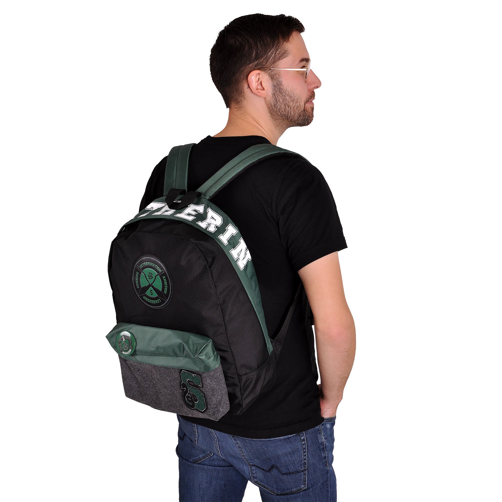 Imagen del producto Harry Potter - Mochila universitaria de Slytherin
