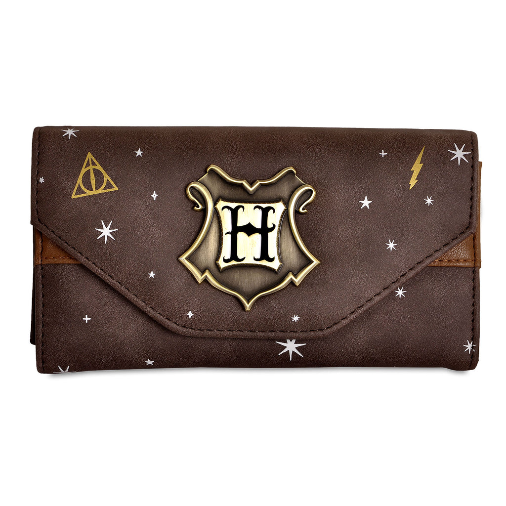 Imagen del producto Harry Potter - Cartera de metal con escudo de Hogwarts