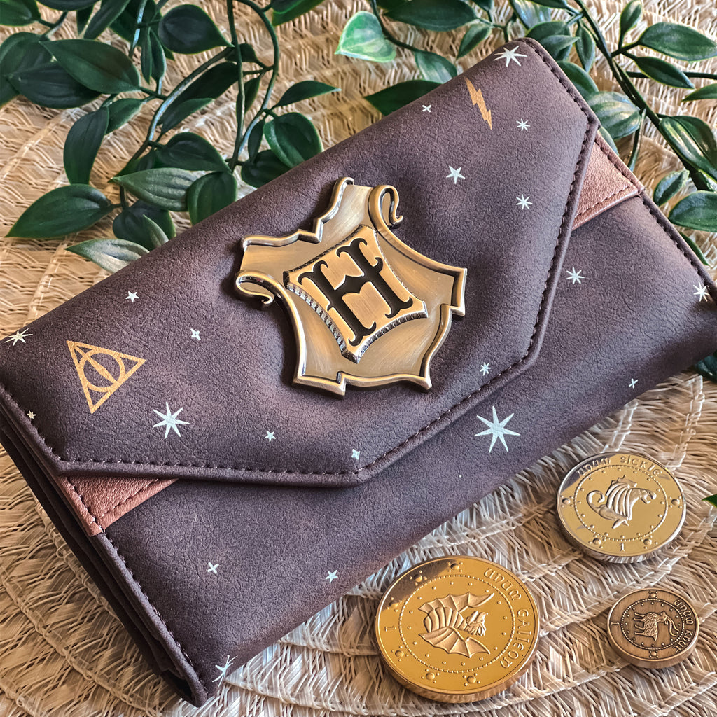 Imagen del producto Harry Potter - Cartera de metal con escudo de Hogwarts