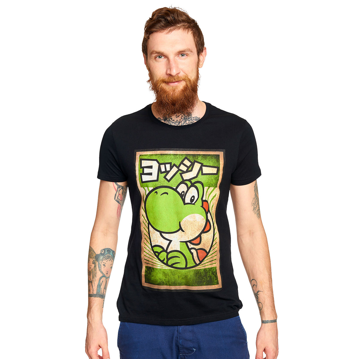 Imagen del producto Super Mario - Camiseta de propaganda de Yoshi negra