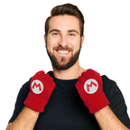 Imagen del producto Super Mario - Guantes sin dedos con logo rojo