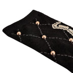 Imagen del producto Harry Potter - Calcetines con tachuelas y logo de Hogwarts negro