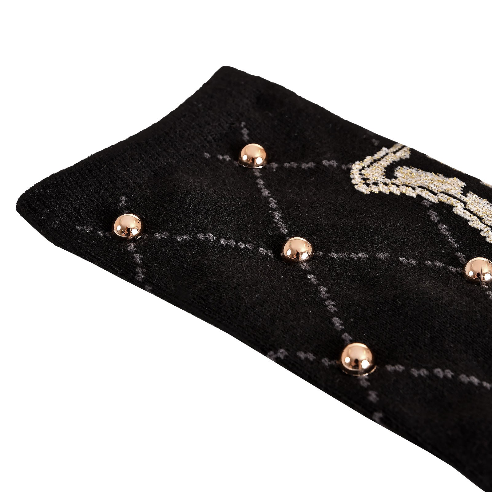 Imagen del producto Harry Potter - Calcetines con tachuelas y logo de Hogwarts negro