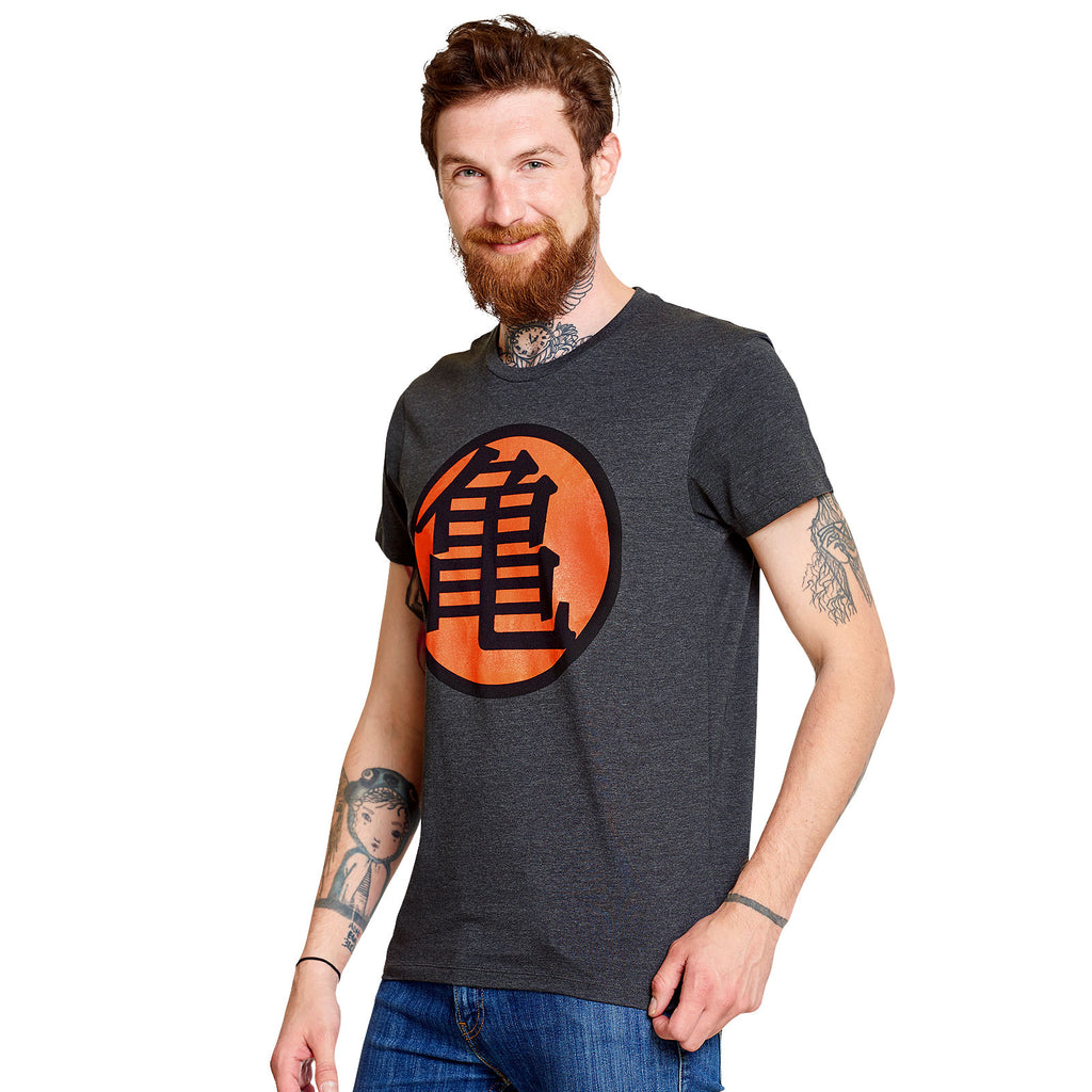 Imagen del producto Dragon Ball - Camiseta gris con símbolo Kame