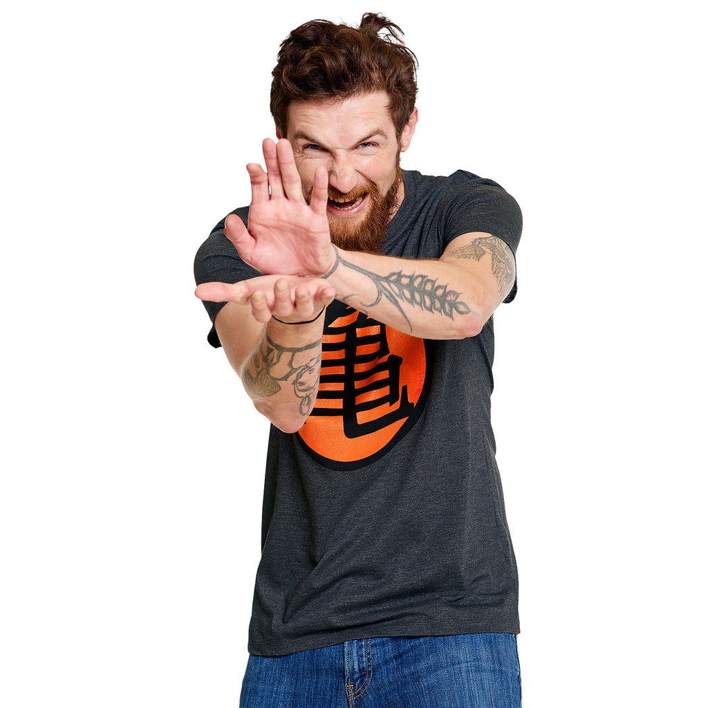 Imagen del producto Dragon Ball - Camiseta gris con símbolo Kame