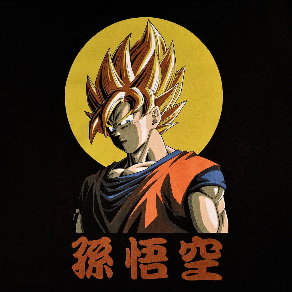 Imagen del producto Dragon Ball - Camiseta negra de Super Saiyajin Son Goku