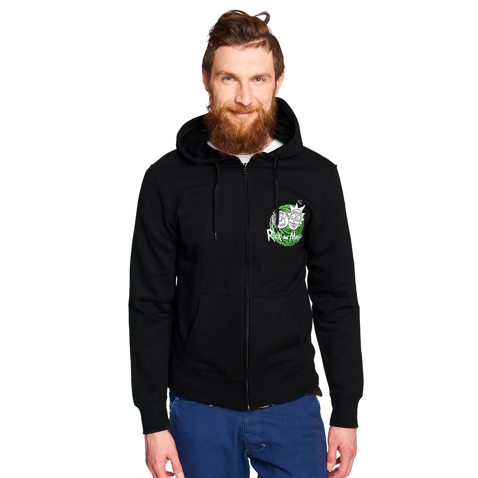 Imagen del producto Rick and Morty - Chaqueta con capucha Riggity Wrecked negra