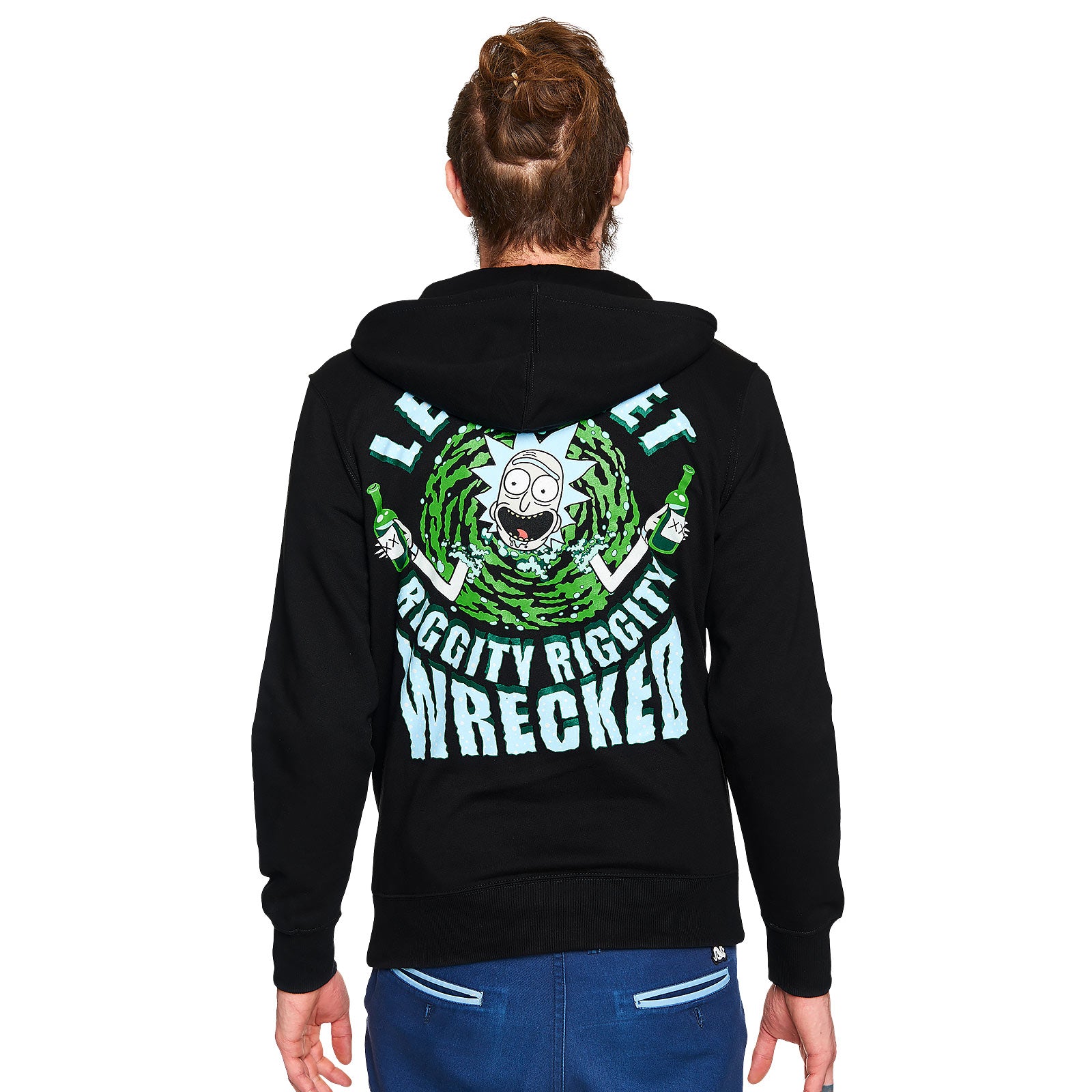 Imagen del producto Rick and Morty - Chaqueta con capucha Riggity Wrecked negra
