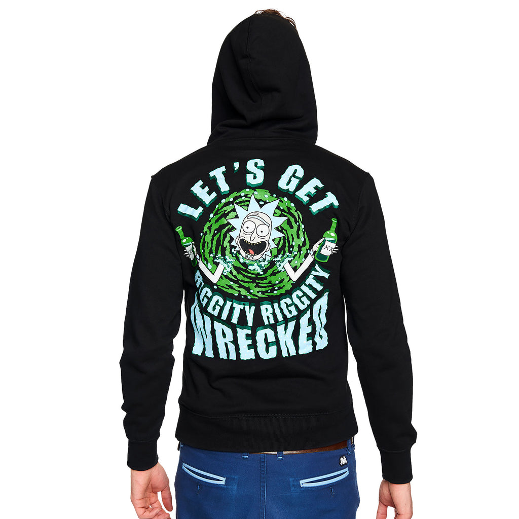 Imagen del producto Rick and Morty - Chaqueta con capucha Riggity Wrecked negra