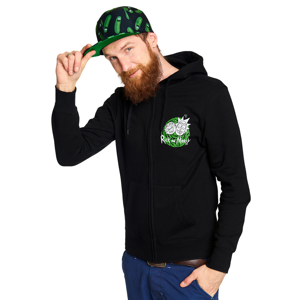 Imagen del producto Rick and Morty - Chaqueta con capucha Riggity Wrecked negra