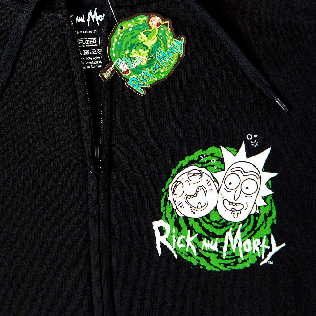 Imagen del producto Rick and Morty - Chaqueta con capucha Riggity Wrecked negra