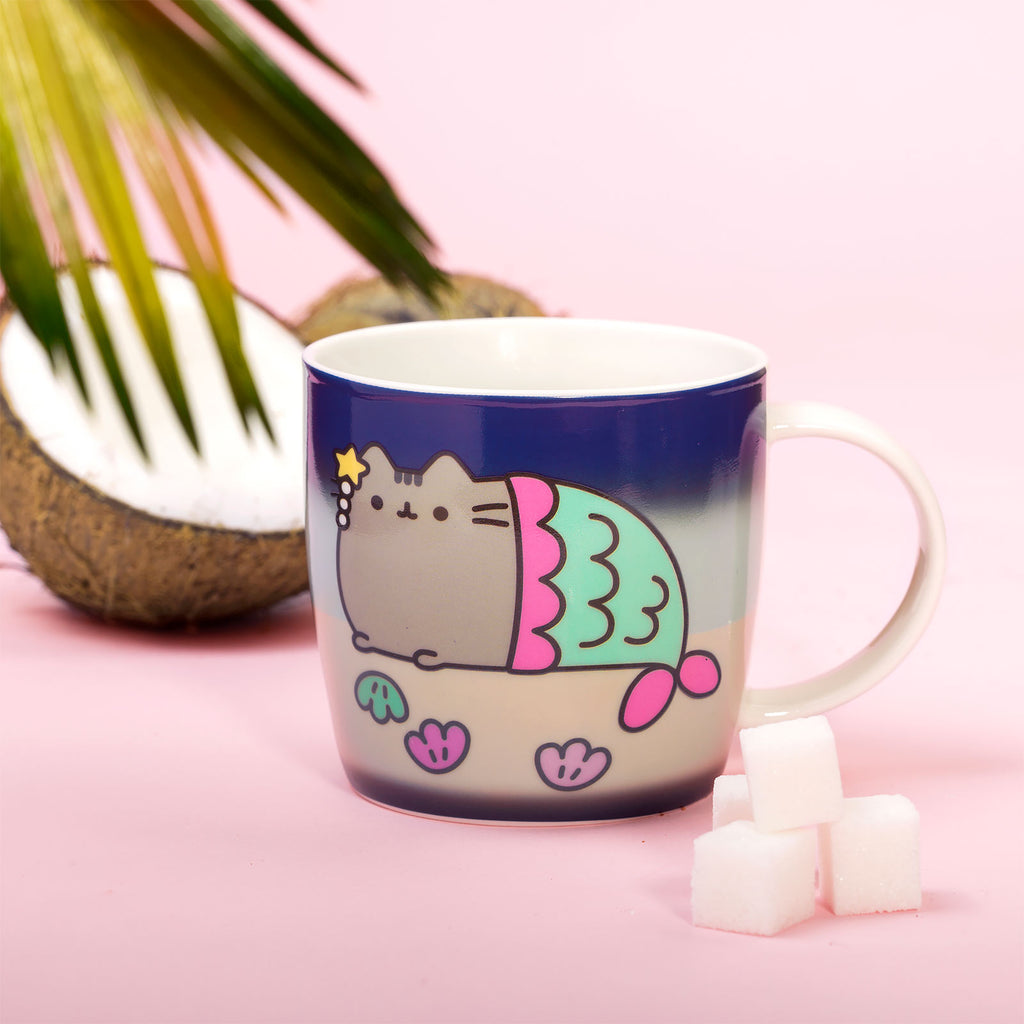 Imagen del producto Pusheen - Taza de efecto térmico de sirena