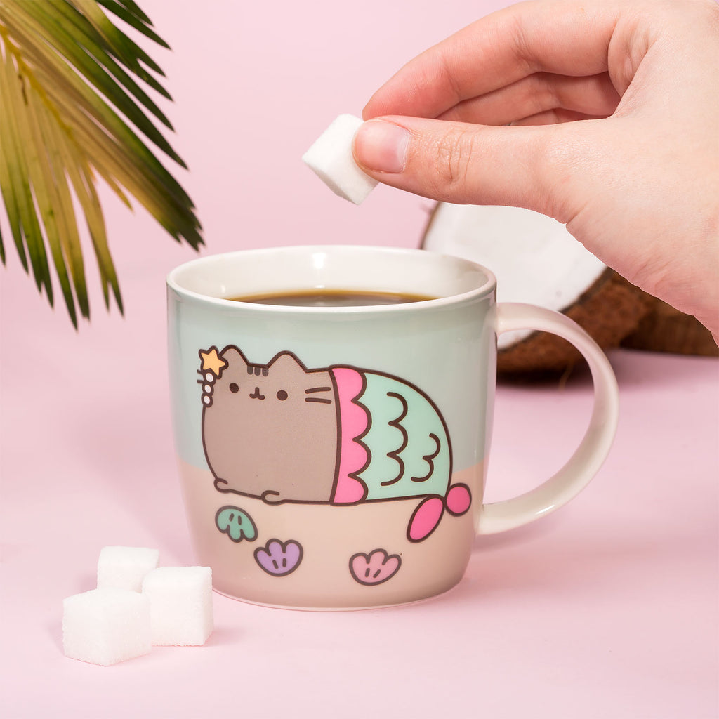 Imagen del producto Pusheen - Taza de efecto térmico de sirena