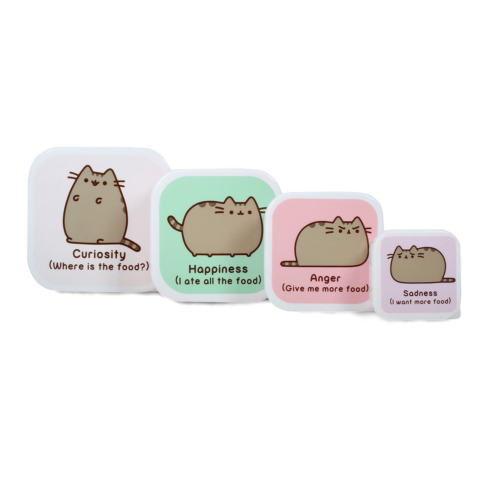 Imagen del producto Pusheen - Set de 4 fiambreras