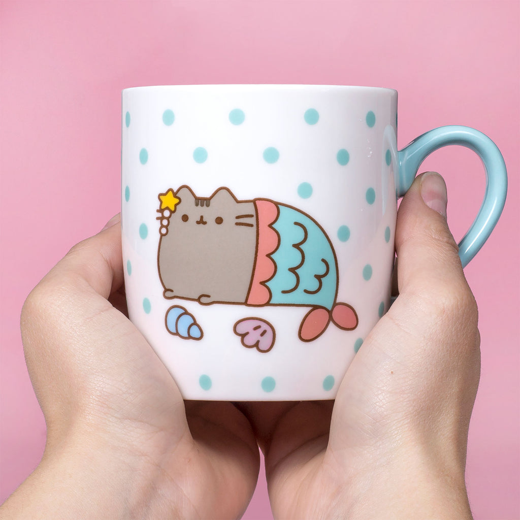 Imagen del producto Pusheen - Calcetines y taza de sirena