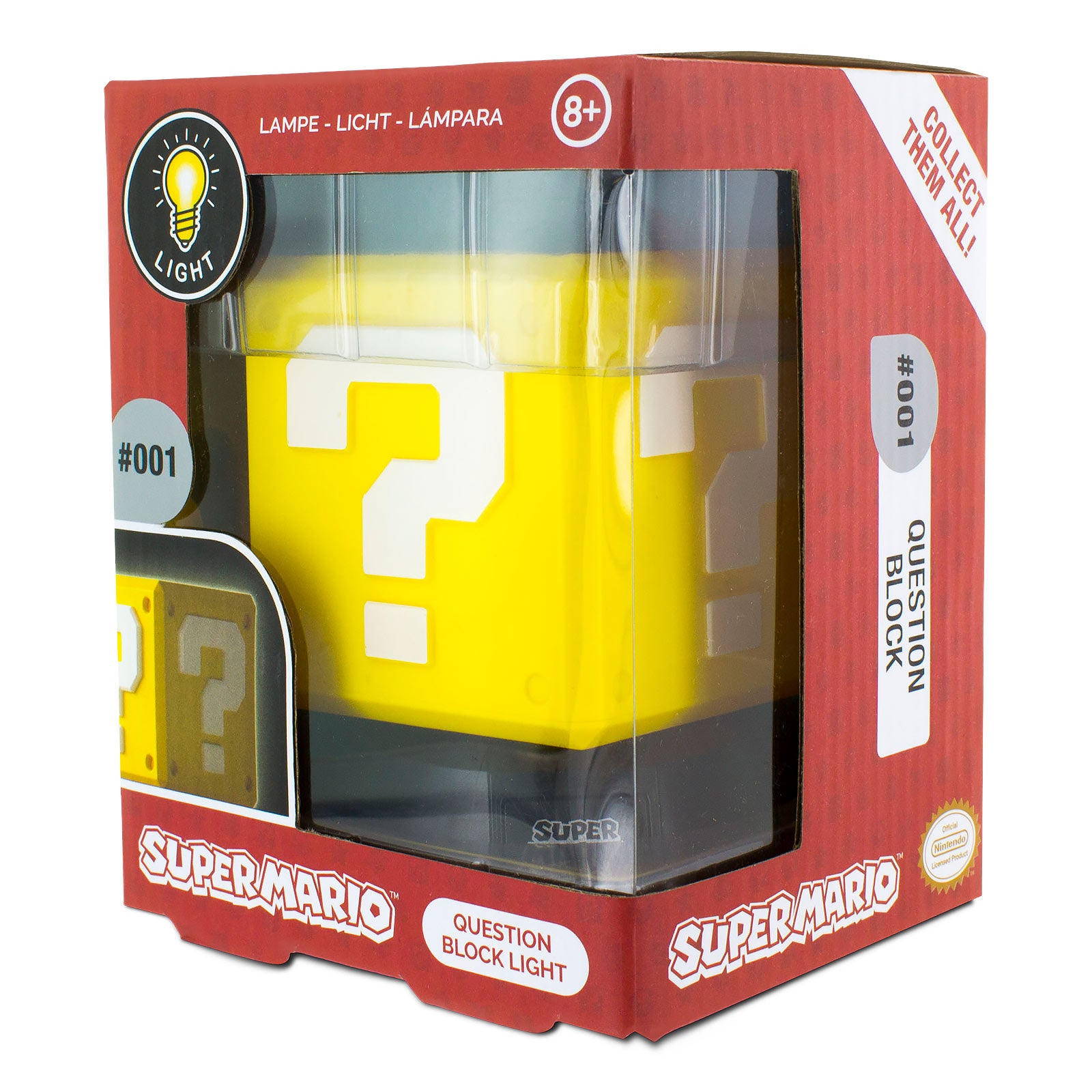 Imagen del producto Super Mario - Lámpara de mesa 3D de bloque de interrogación