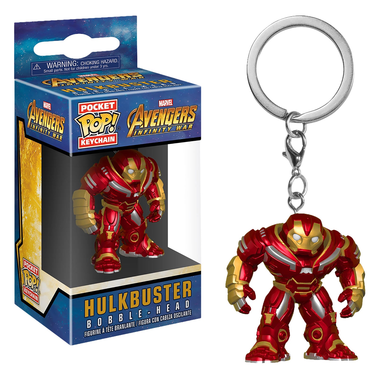 Imagen del producto Avengers - Llavero Funko Pop de Hulkbuster Infinity War