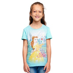 Imagen del producto La Bella y la Bestia - Camiseta de Belle para niños en turquesa