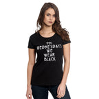 Imagen del producto American Horror Story - Camiseta de mujer 'Wednesdays' negra