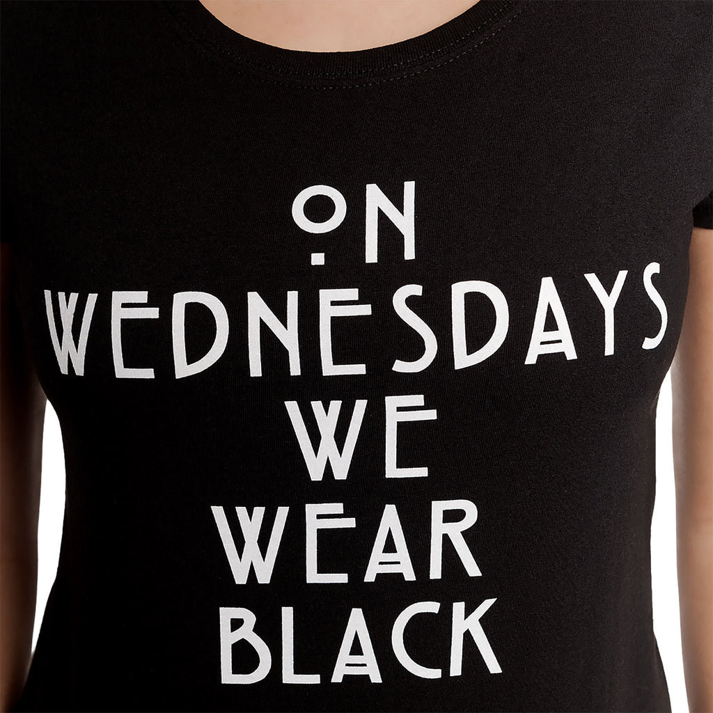 Imagen del producto American Horror Story - Camiseta de mujer 'Wednesdays' negra