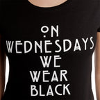 Imagen del producto American Horror Story - Camiseta de mujer 'Wednesdays' negra