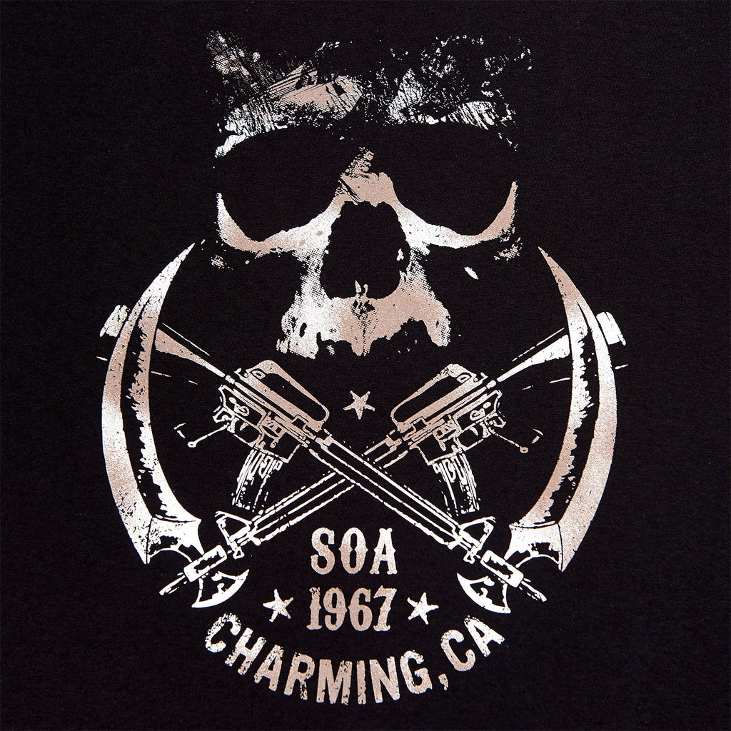 Imagen del producto Sons of Anarchy - Camiseta Skull and Sickle negra