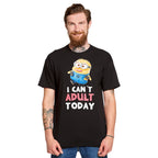 Imagen del producto Minions - No Adult Today Camiseta negra