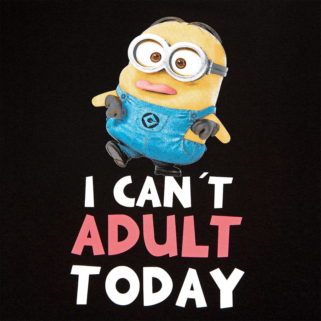Imagen del producto Minions - No Adult Today Camiseta negra