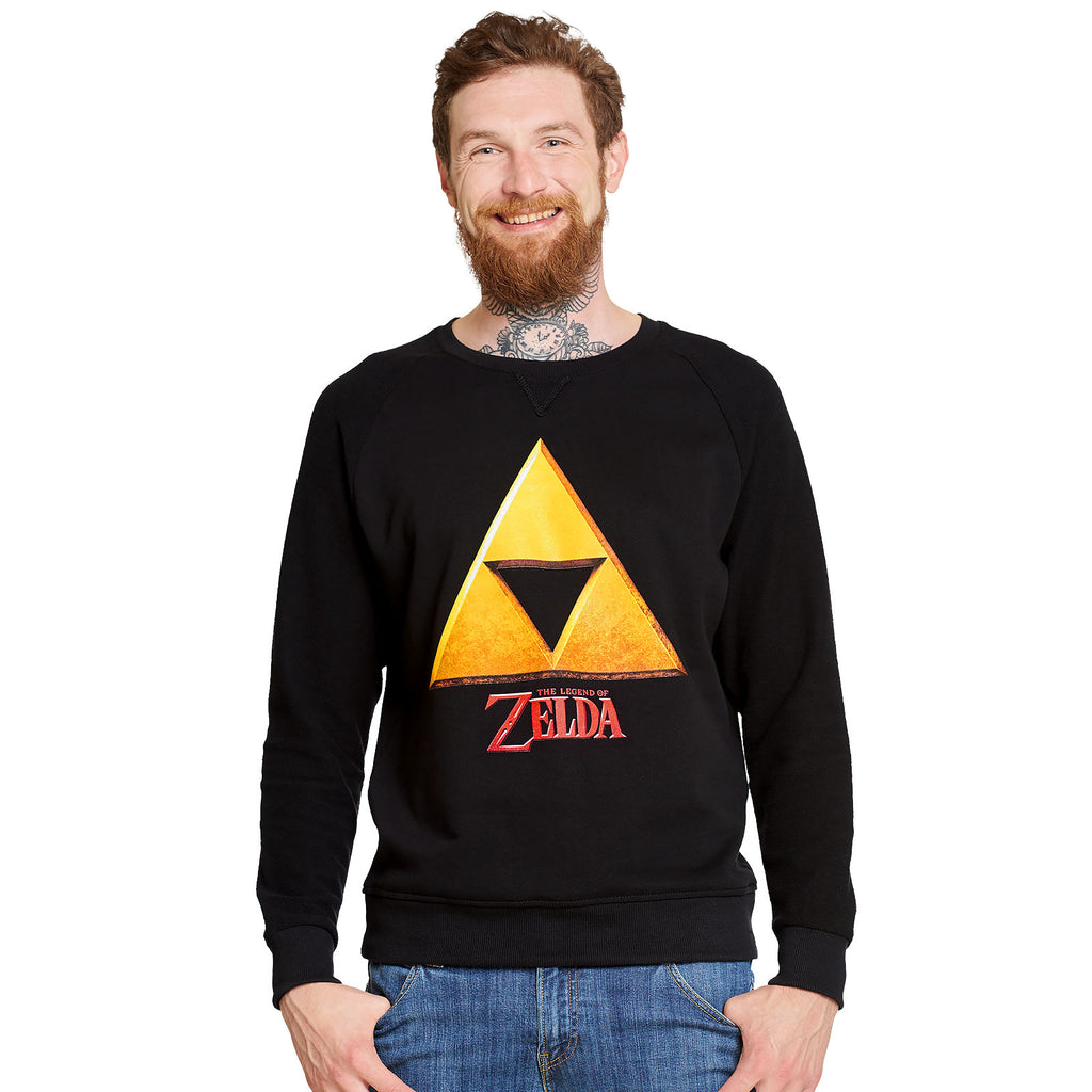 Imagen del producto Zelda - Suéter negro con logo de Triforce Hyrule