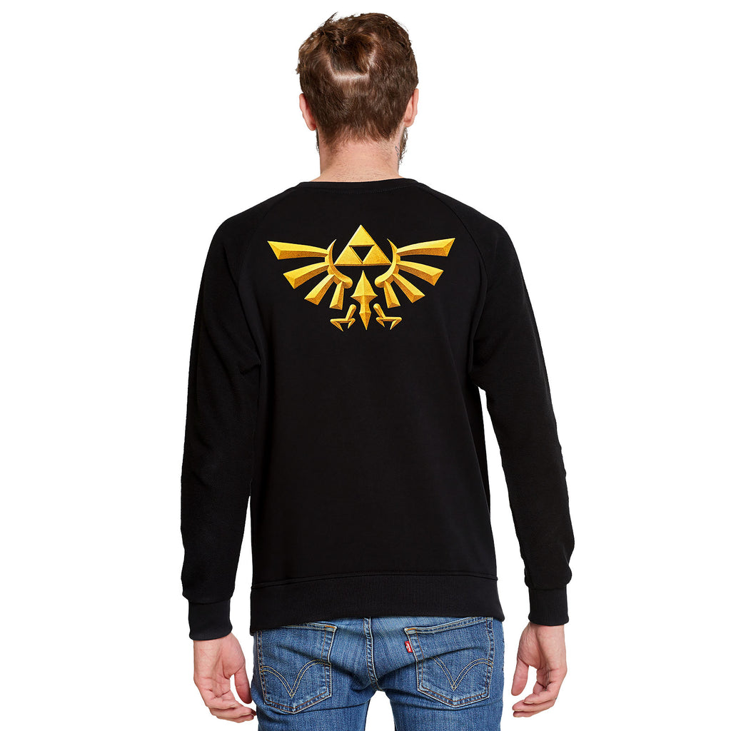 Imagen del producto Zelda - Suéter negro con logo de Triforce Hyrule