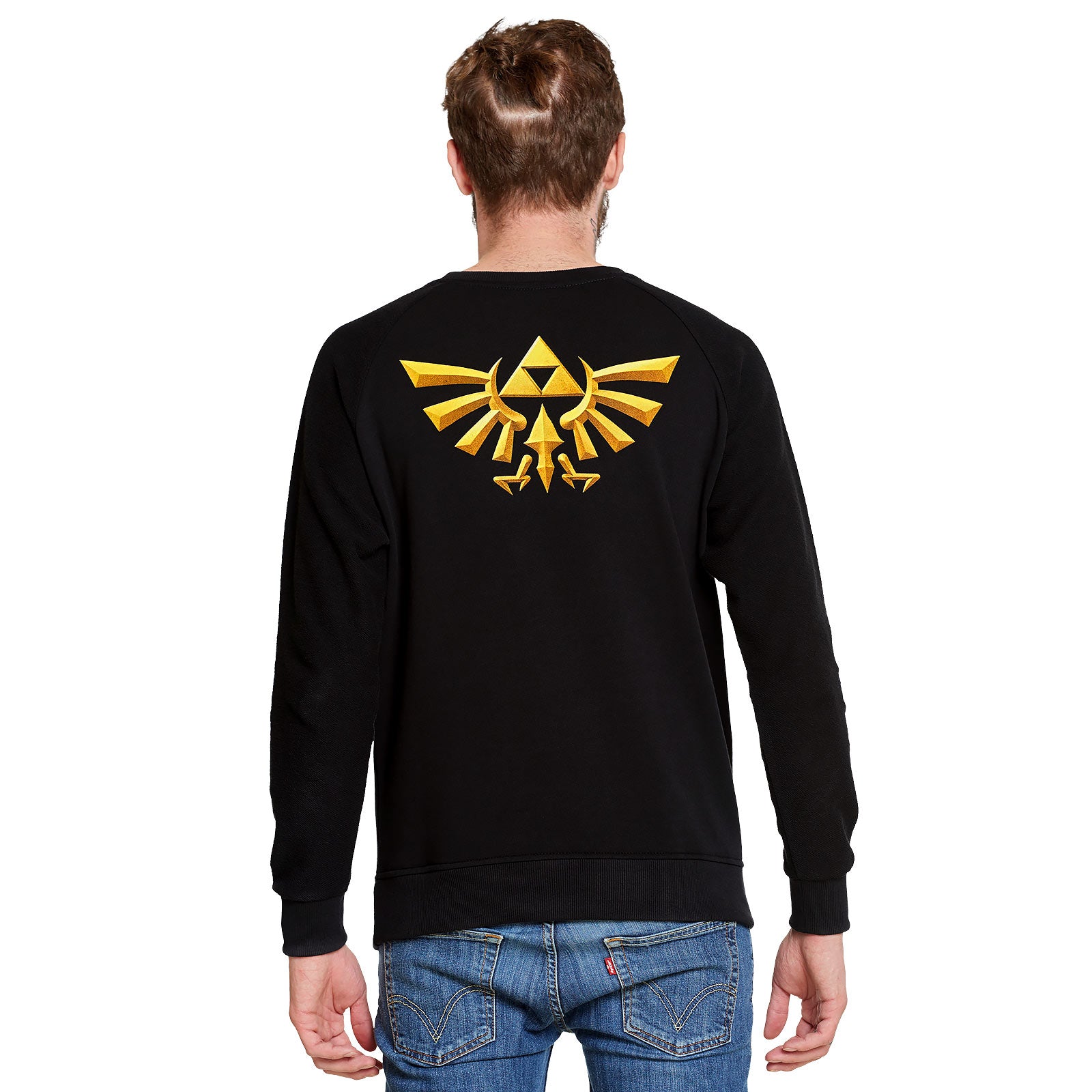 Imagen del producto Zelda - Suéter negro con logo de Triforce Hyrule