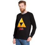 Imagen del producto Zelda - Suéter negro con logo de Triforce Hyrule