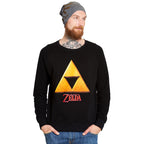 Imagen del producto Zelda - Suéter negro con logo de Triforce Hyrule